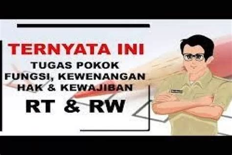 Simak Ini Tugas Pokok Dan Fungsi Kepala Dusun Hingga Ketua Rt Dan Rw