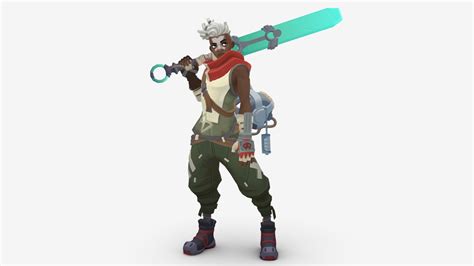 Ekko 2xko Fanart 3d Model By Théo Malheuvre Theomalheuvre