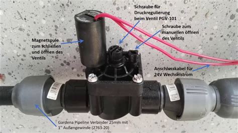 Gardena V Ventil Anleitung Betonov V Robky