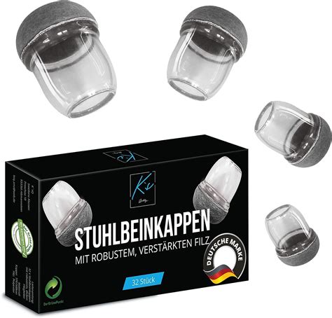 Stuhlbeinkappen Rund Silikon Transparent St Stuhlbeinschoner Mit