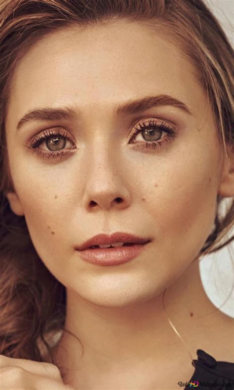 Beautiful Brunette Elizabeth Olsen American Actress K Wallpaper