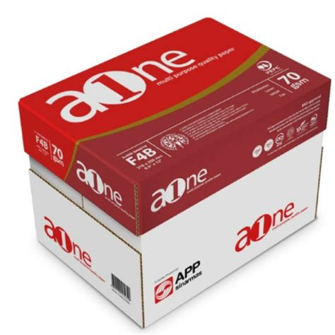 Jual Kertas Hvs F4 70gsm Merk Aone 1 Box Isi 5 Rim Kertas Fotocopy