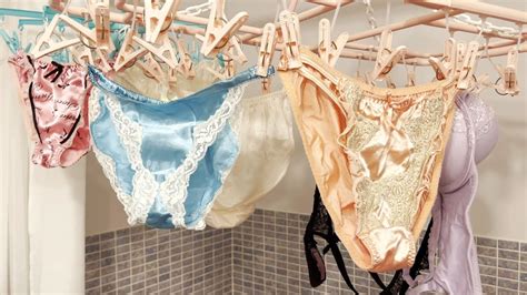 Wash And Dry Hanging Underwear Clip Rack 6 Lingerie Underwear Collection GOLDEN STRING