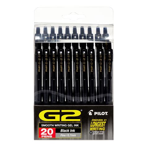 Pilot G2 Premium Retractable Gel Ink Rolling Ball Pen Fine Point Mm