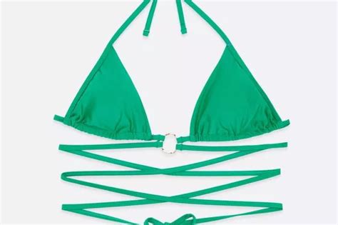 Love Island S Amber Beckford Wears Bright Green Bikini From New Look And It S Under 25 Mirror