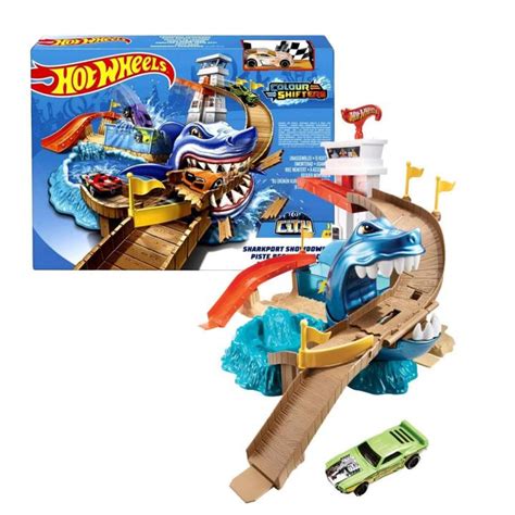 Hot Wheels Color Shifters Sharkport Showdown Track Set Lazada Indonesia