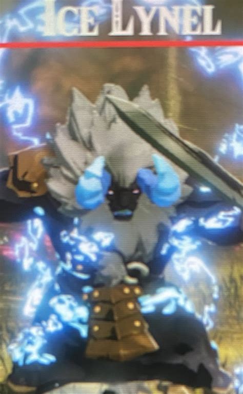 Ice Lynel Zelda Wiki