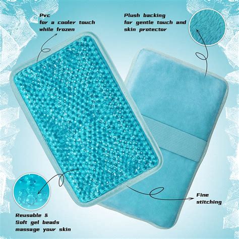 Buy Gel Beads Ice Pack Ice Bag With Strap Pack Reusable Hot Cold Pack Compress For Knee