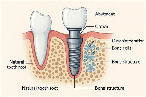 dental implant diagram complete visual guide