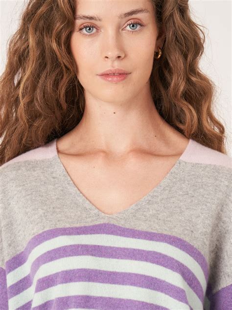 Multicolor Striped Cashmere Sweater