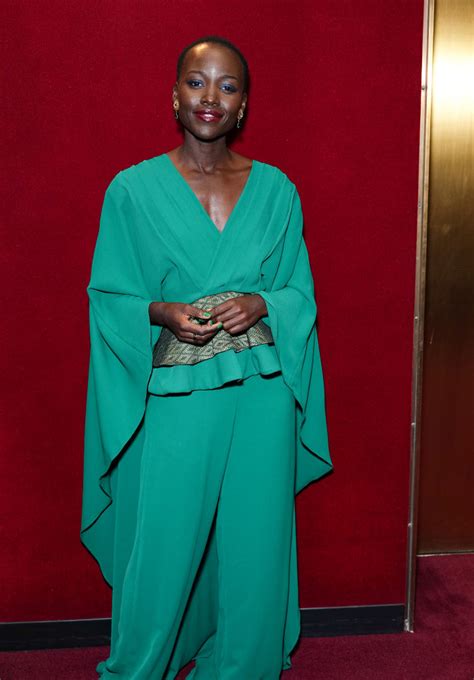 Lupita Nyong O Red Naked Lacma Dress Reactions