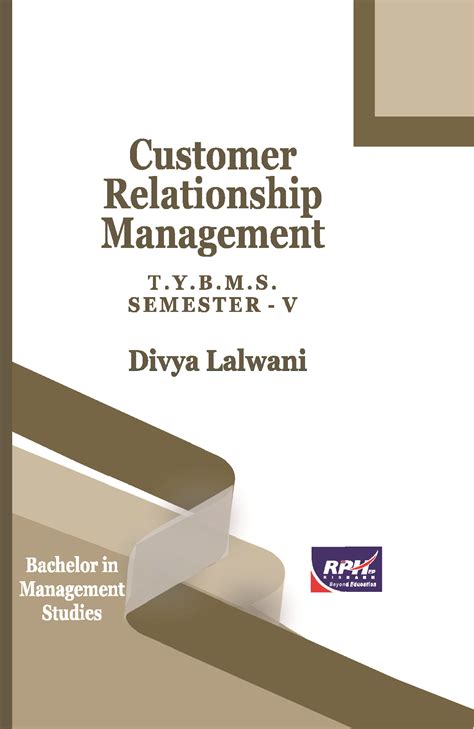 Customer Relation Management – Rishabh Publishing House