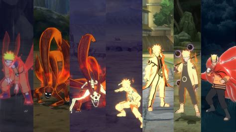 Naruto All Transformations Naruto Shippuden Ultimate Ninja Storm 4