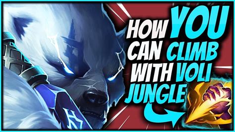 Diamond Here Is How You Climb With Volibear Jungle League Of