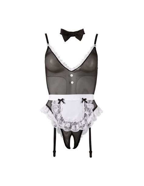 Costume Femme De Service Body Cottelli Lingerie Costume Soubrette