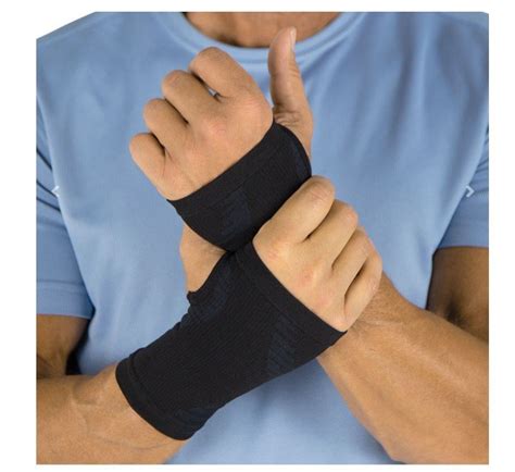 wrist compression sleeve black ports international