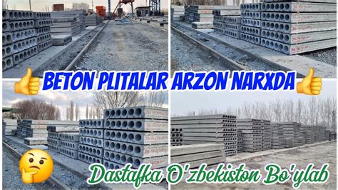 SIFATLI BETON PLITALAR ARZON NARXDA 2024 YIL - YouTube