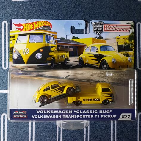 Jual Hot Wheels Premium Car Culture Team Transport Volkswagen Classic Bug Transporter T Pickup