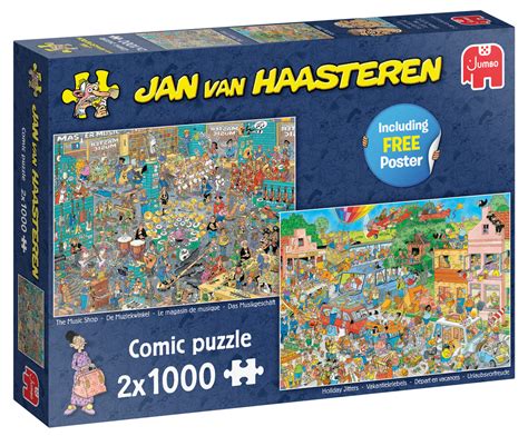 Jumbo Puzzle Jan Van Haasteren Sklep Muzyczny Wakacyjny Stres