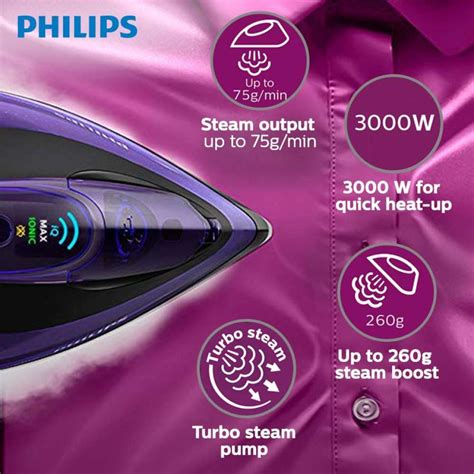 Philips GC5039/30 Azur Elite Steam Iron with OptimalTEMP Technology ...
