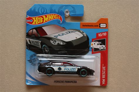 Hot Wheels HW Rescue Porsche Panamera Black