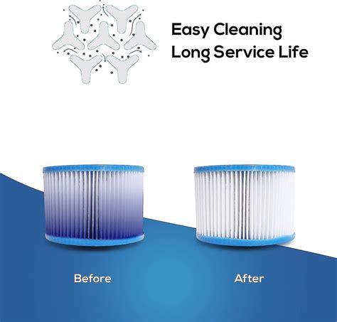 Type S1 Filter Cartridge For Intex Purespa Hot Tub Models 29001e 6 Pack Fruugo UK