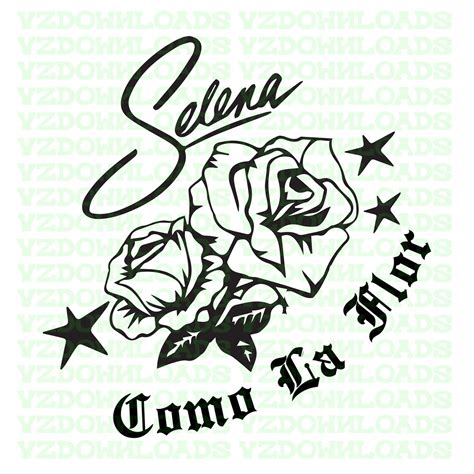 Selena Como La Flor DOWNLOADABLE GRAPHIC for Tee's, Mugs, Hats ...