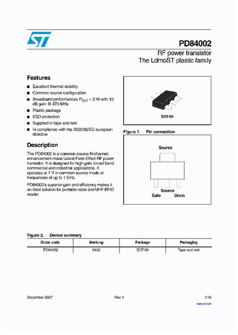 PD84002_4216495.PDF Datasheet Download --- IC-ON-LINE
