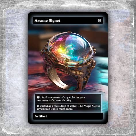 Arcane Signet Proxy Etsy
