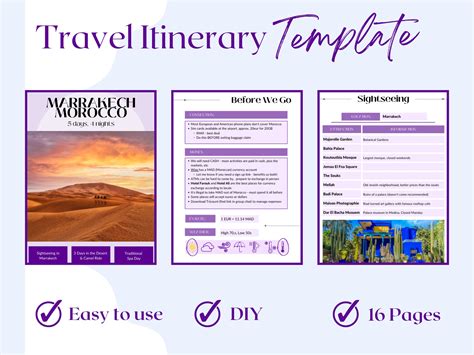 Diy Travel Itinerary at Tayla Mein blog