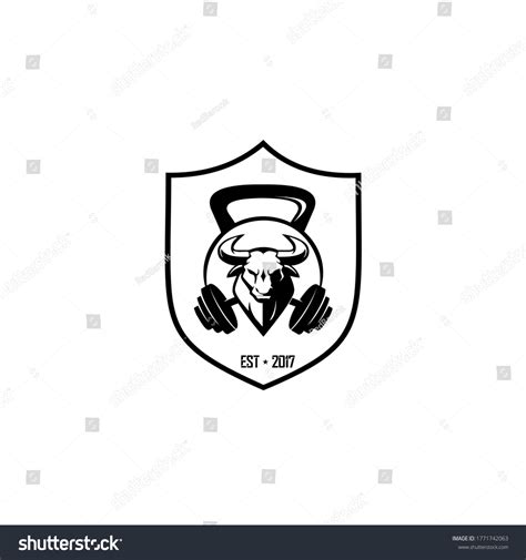 57 Kettlebell Bull Images Stock Photos And Vectors Shutterstock