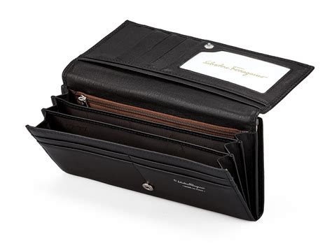 ᐈ Женский кошелек из натуральной кожи salvatore ferragamo 8085 a black ...
