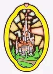 67324 Beauty And The Beast Hot Topic Princess Castle Stained Glass Mystery Collection