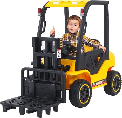 Amazon.com: YOFE Kids Electric Car, 12V Kids Forklift Ride on,Licensed ...