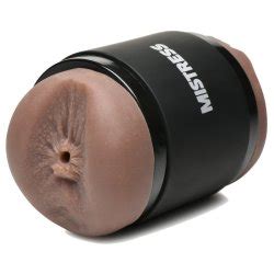 Mistress Double Shot Mini Masturbator Pussy Ass Chocolate Sex Toys Adult Novelties