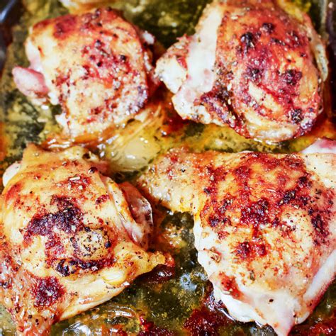 Lemon Garlic Roasted Chicken Legs The Bossy Kitchen