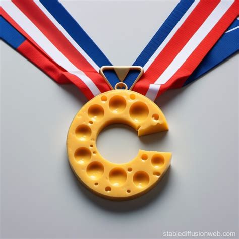 Five Cheese Shaped Medal Designs Stable Diffusion Online