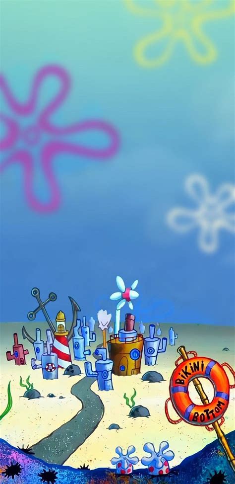 Spongebob Bikini Bottom Phone Wallpaper HD In Spongebob Wallpaper Spongebob Iphone