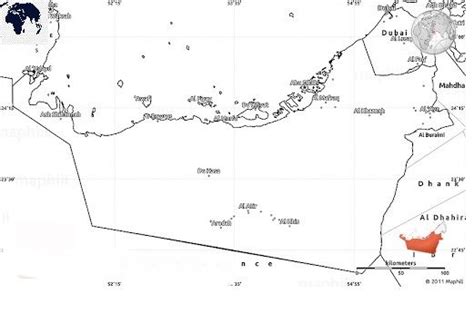 Printable Blank UAE Map with Outline, Transparent Map Printable Maps ...
