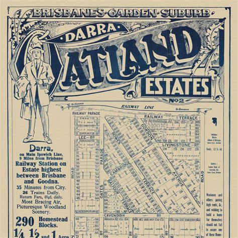 1913 Darra - Darra Estate - 1st Subdivsion – Suburb Maps