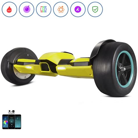 Spadger Ss F100 Racing Hoverboard Ble Speaker Led Lights And Smart App