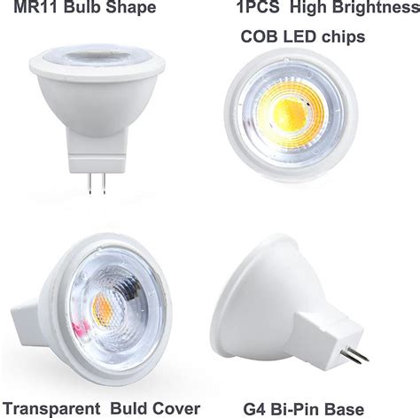 A32 Bonlux 12V MR11 GU4 LED Bulb 4 Pcs Furniture Home Living