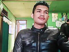 Leather Jacket Smoking Hot Boy ThisVid