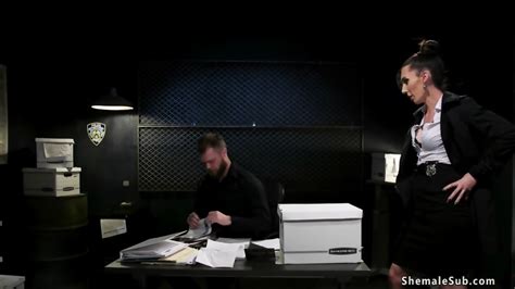 Shemale Cop Anal Fuck Evidence Dude