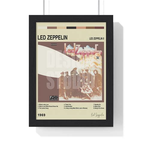 Led Zeppelin Album Cover Poster Print Pop Culture Art Music Fan Gift Framed & Print - Etsy