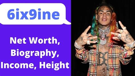 6ix9ine Bio Age Net Worth Height Weight And Much More Biographyer