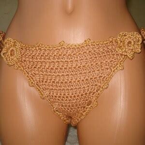 Woman Crochet Wedding Micro Bikini Set Pattern Only With Written