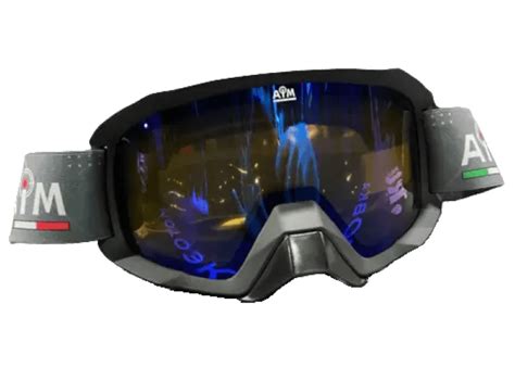 Очки снегоходные с двойной линзой AiM (PRO) 186-102 Black Matt