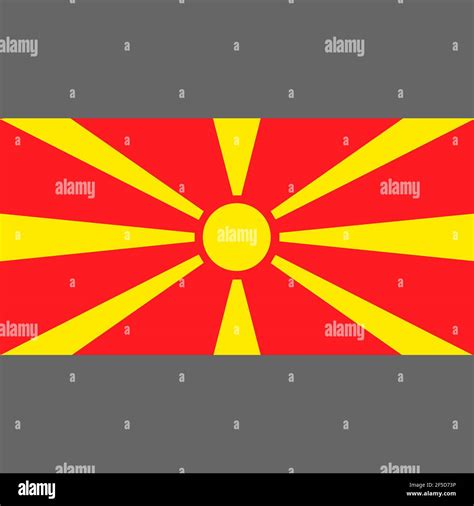 North macedonia flag Stock Vector Images - Alamy
