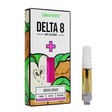 Canna River Delta 8 Vape Cartridge Green Crack 1g Best Price